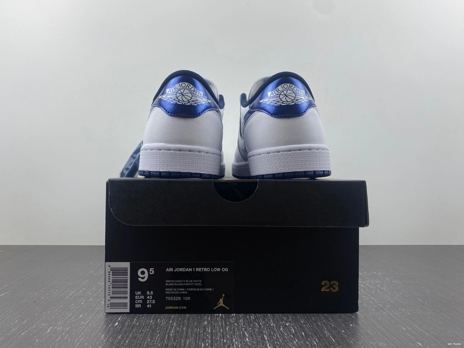 Retro 1 Blue Low Metallic - 705329-106 Jordan 0311